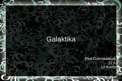Galaktika