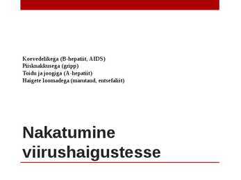 VIIRUSHAIGUSED #2