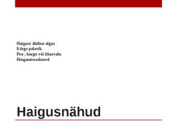 VIIRUSHAIGUSED #8