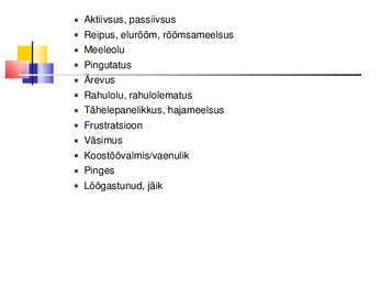 Üldpsüholoogia - Emotsioonid #22
