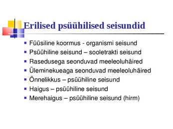 Üldpsüholoogia - Emotsioonid #31