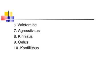 Üldpsüholoogia - Emotsioonid #45