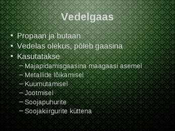 Gaaskütused #5