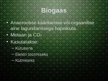 Gaaskütused #6