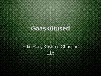 Gaaskütused