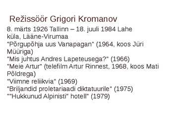 Viimne Reliikvia #5