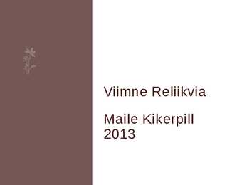 Viimne Reliikvia