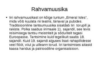 Iirimaa Rahvamuusika Pärlid #3