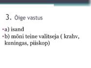 Viktoriin-Keskaeg #8
