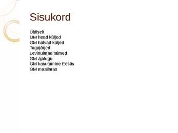 Geeniliselt muundatud loomad ja taimed #2