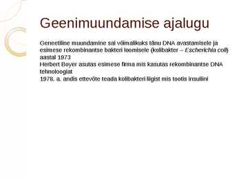 Geeniliselt muundatud loomad ja taimed #10