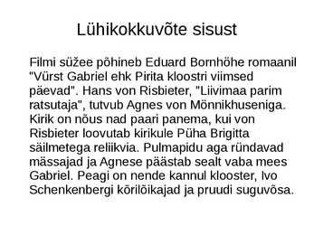 Viimne reliikvia #3