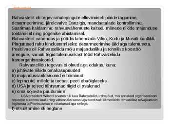Rahvusvahelised suhted 1920-aastatel #3