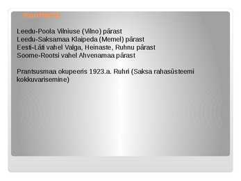 Rahvusvahelised suhted 1920-aastatel #6