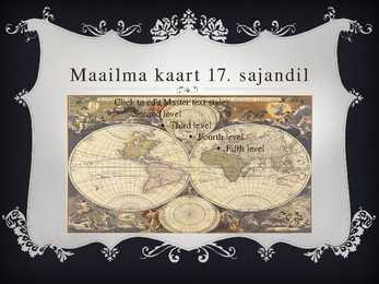 Suure maadeavastus perioodi tähtsus kartograafia arengus #21