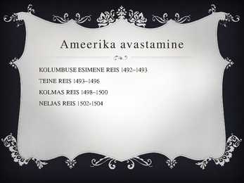 Suure maadeavastus perioodi tähtsus kartograafia arengus #8