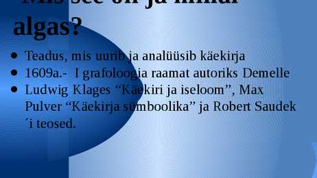Grafoloogia-PowerPoint #2