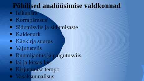 Grafoloogia-PowerPoint #4