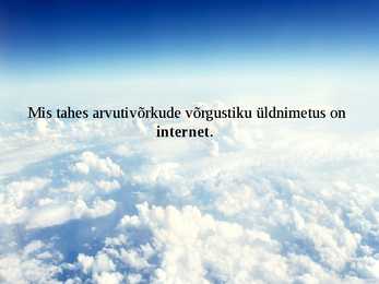 INTERNETI LEIUTAMINE #2