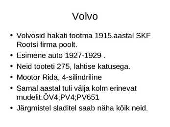 Volvo #2