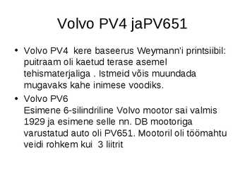 Volvo #3