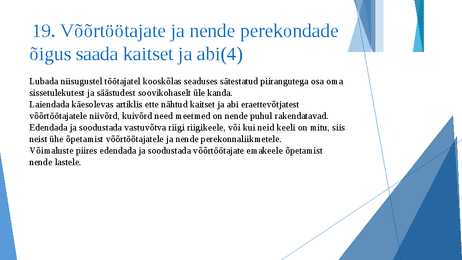 EUROOPA SOTSIAALHARTA #31
