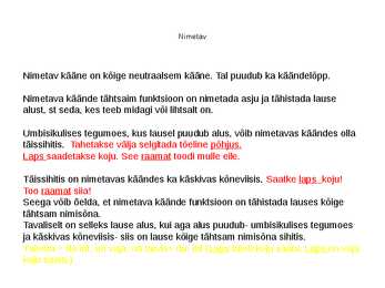 KÄÄNETE FUNKTSIOONID #2