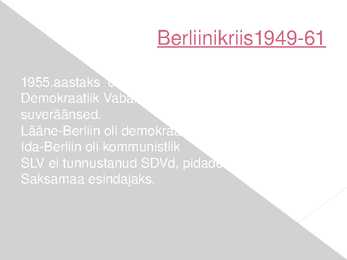 Berliini kriis ja Berliini müüri ehitamine 1961 #4