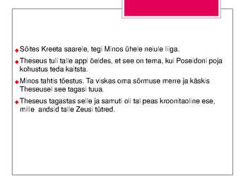 Theseus-Kreeka mütoloogia #11
