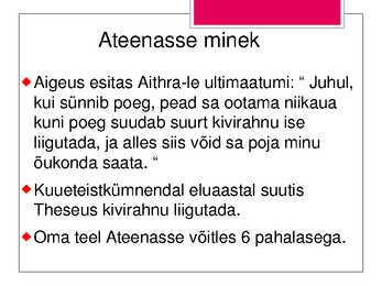 Theseus-Kreeka mütoloogia #3