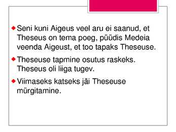 Theseus-Kreeka mütoloogia #6