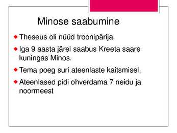 Theseus-Kreeka mütoloogia #8