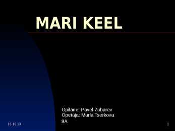 Mari Keel