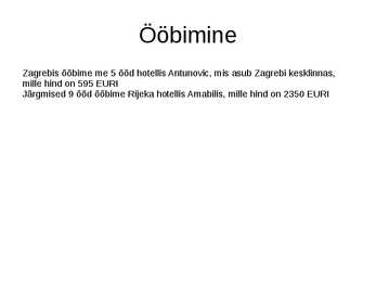 Reis Horvaatiasse #4