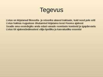 Titus Livius #2