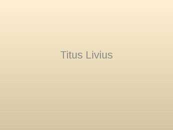 Titus Livius