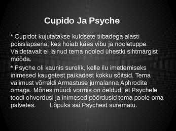 Cupido ja Psyche #4