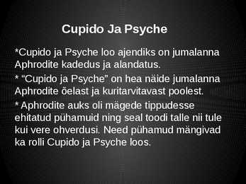 Cupido ja Psyche #5