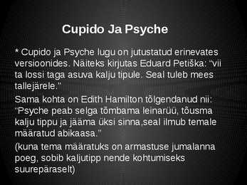 Cupido ja Psyche #6