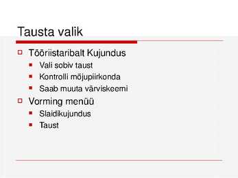PowerPointi kasutusjuhend #4