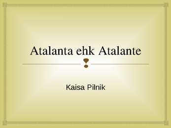 Atalanta ehk Atalante