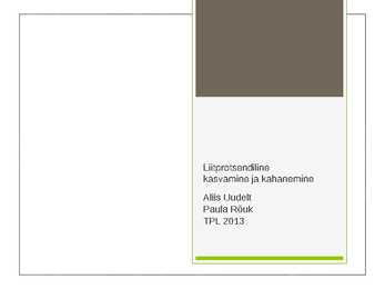 Liitprotsendiline kasvamine ja kahanemine