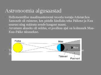 Taevakehade kõrguse mõõtmine #2