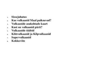 Vulkaanid #2