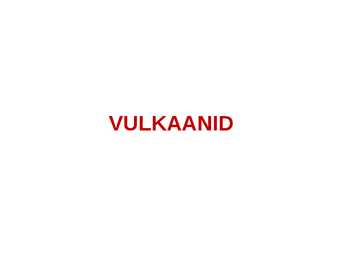 Vulkaanid