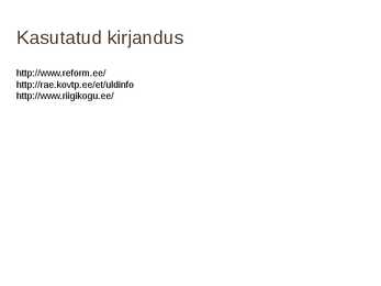 Reformierakond - esitlus #11