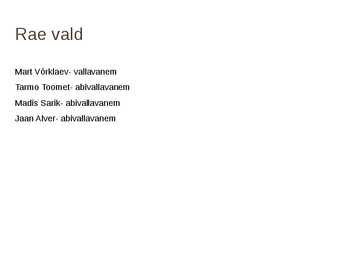 Reformierakond - esitlus #8
