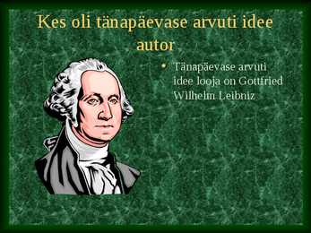 Arvuti ajalugu ja seadmed #3