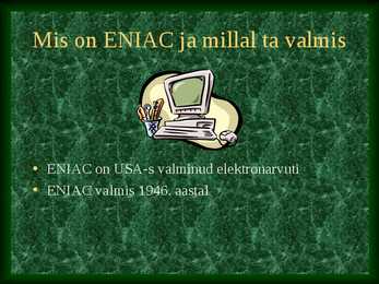 Arvuti ajalugu ja seadmed #5