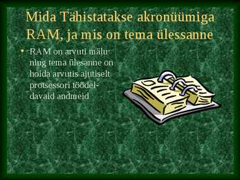 Arvuti ajalugu ja seadmed